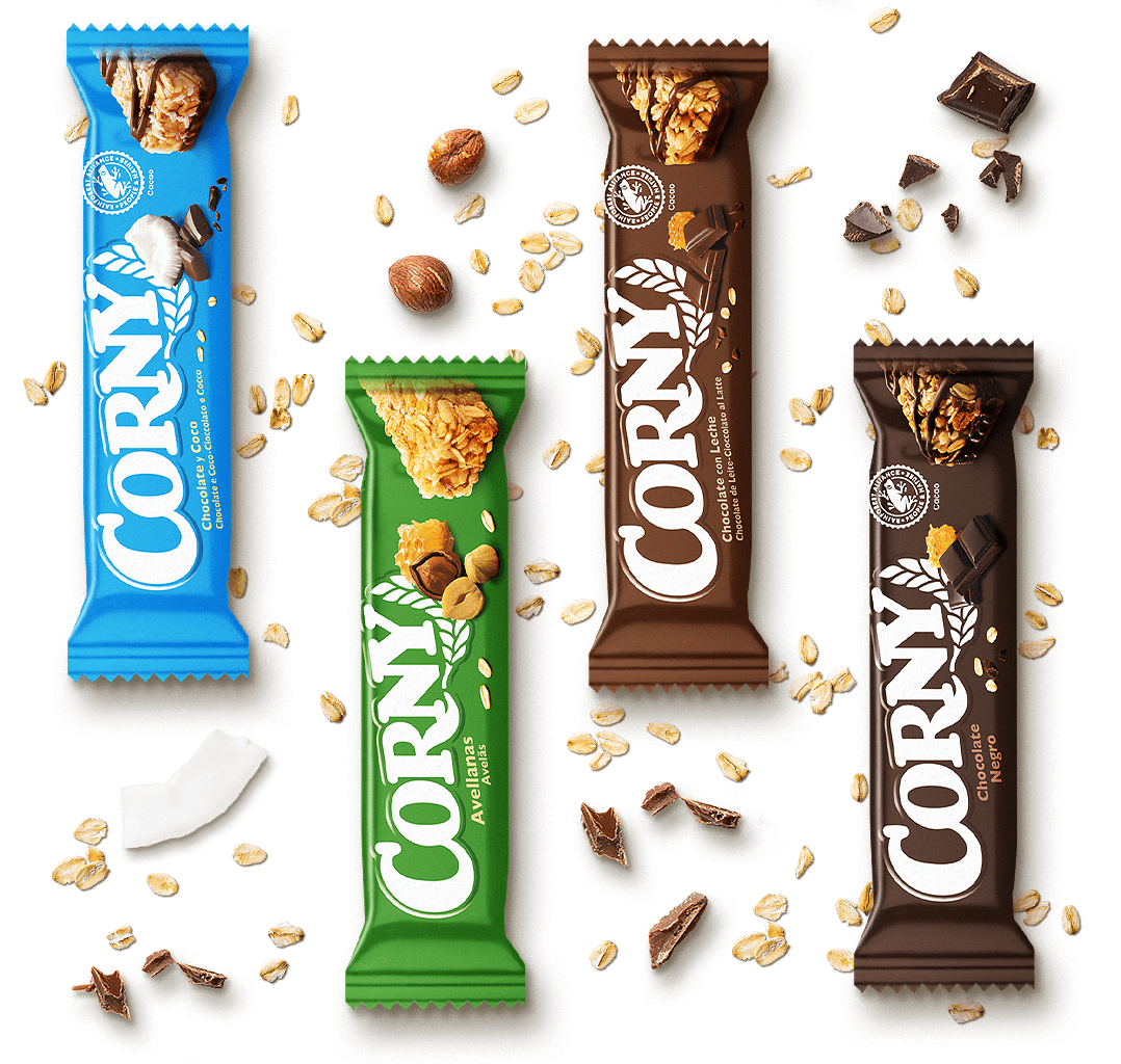 CORNY barritas de cereales para cualquier ocasión